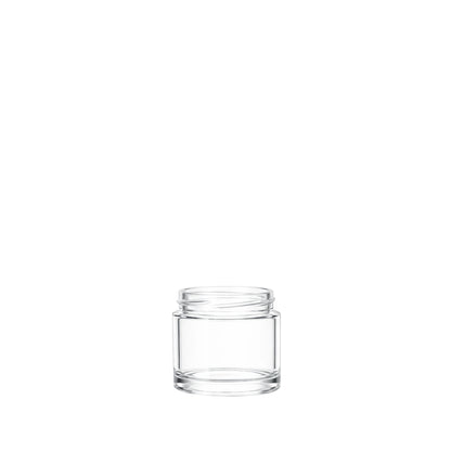 15ml clear glass ointment jar 