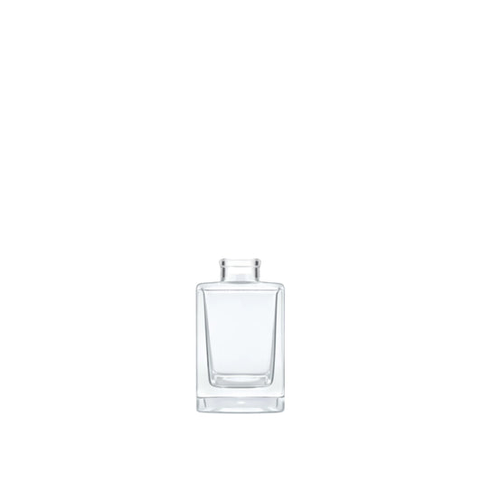 15ml Klee Clear Square Glass Bottle