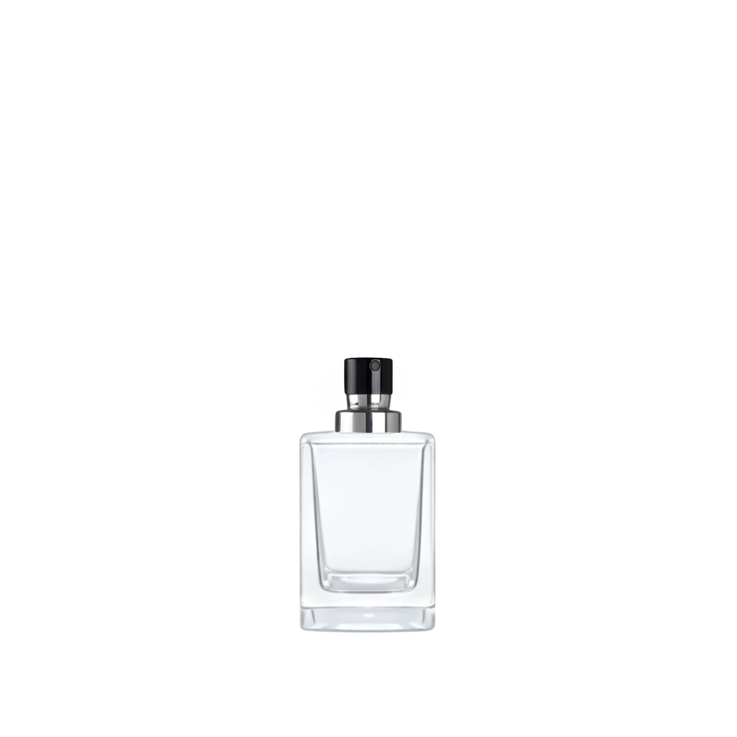 15ml Klee Clear Square Glass Bottle