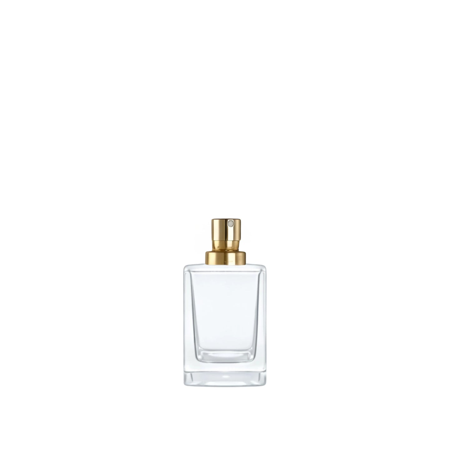 15ml Klee Clear Square Glass Bottle