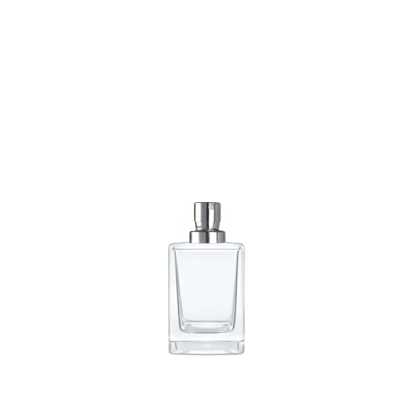 15ml Klee Clear Square Glass Bottle