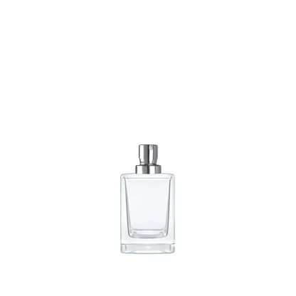15ml Klee Clear Square Glass Bottle