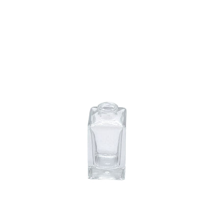 15ml Klee Clear Square Glass Bottle