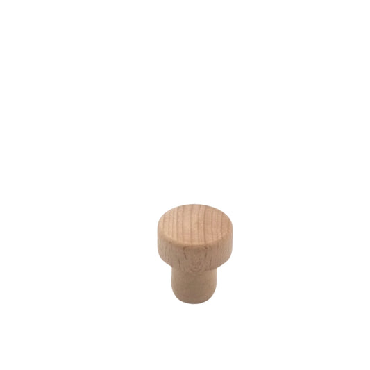 18.5mm Natural Wooden Headed Synthetic Stopper (Hermes)