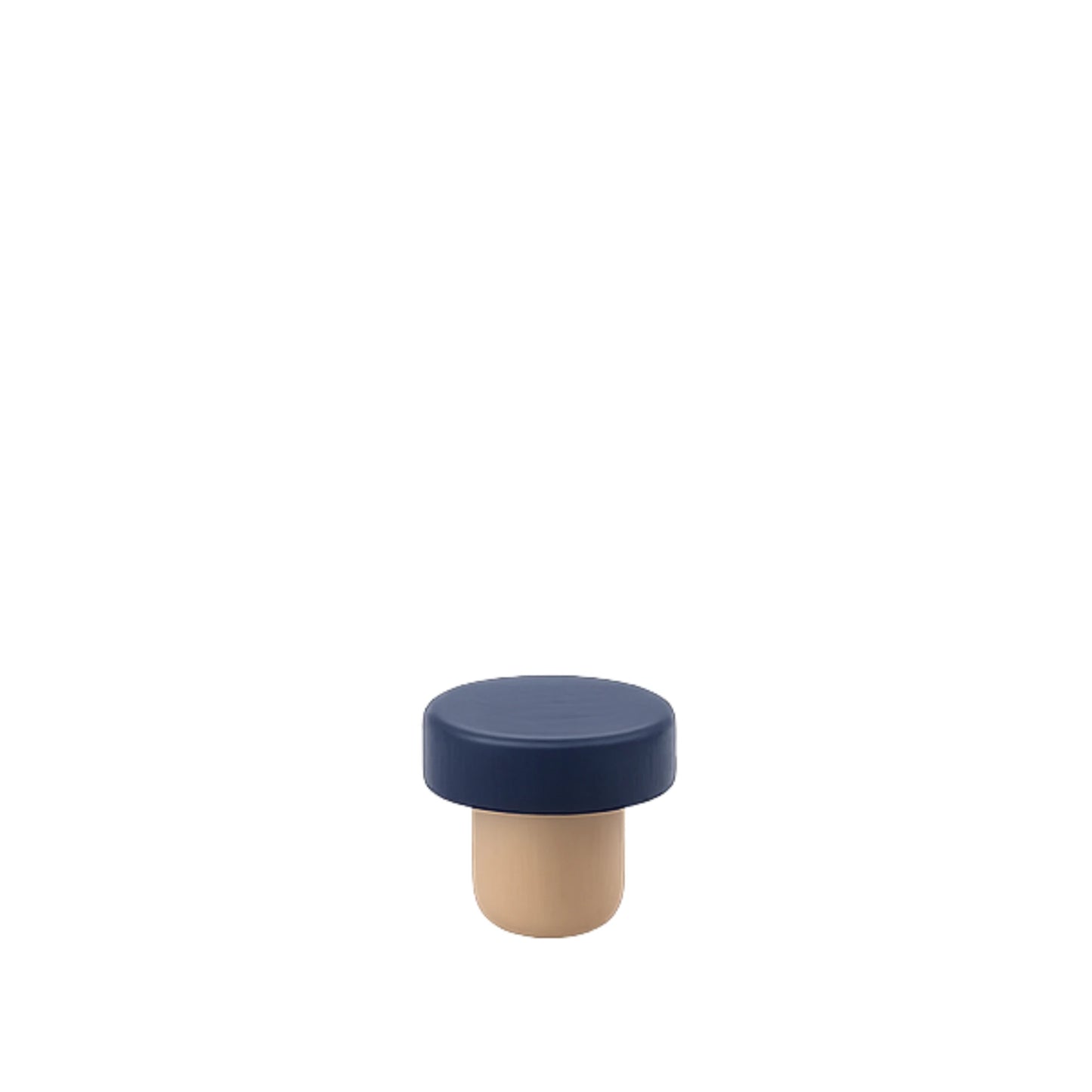 19.5mm Black Wooden Headed Synthetic Stopper