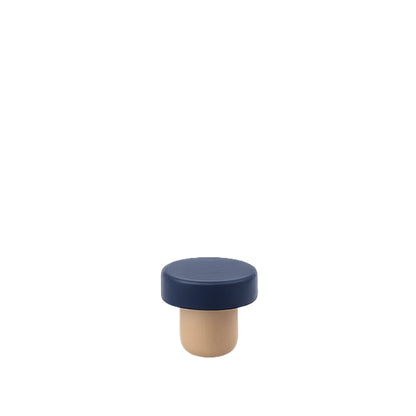 19.5mm Black Wooden Headed Synthetic Stopper
