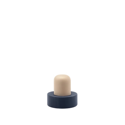 19.5mm Black Wooden Headed Synthetic Stopper