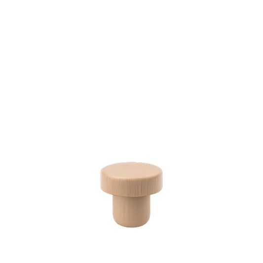 19.5mm Natural Wooden Headed Synthetic Stopper