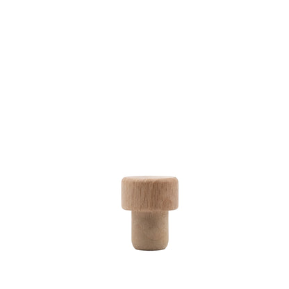 19.5mm Natural Wooden Headed Synthetic Stopper (Hermes)