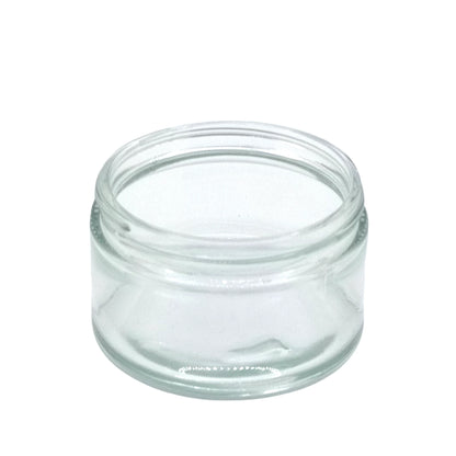200ml Cuban Clear Glass Round Jar (Pallet Qty 2,736 Units)