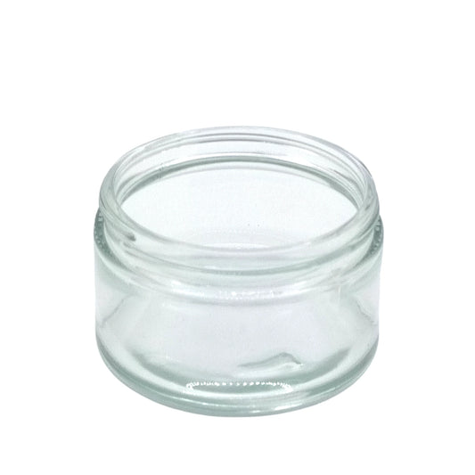 200ml Cuban Clear Glass Round Jar (Pallet Qty 2,736 Units)