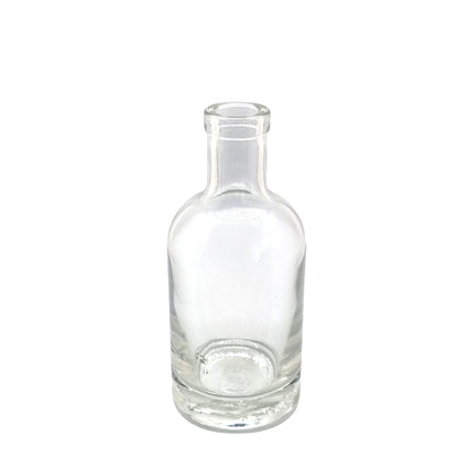 200ml Hermes Clear Round Glass Bottle