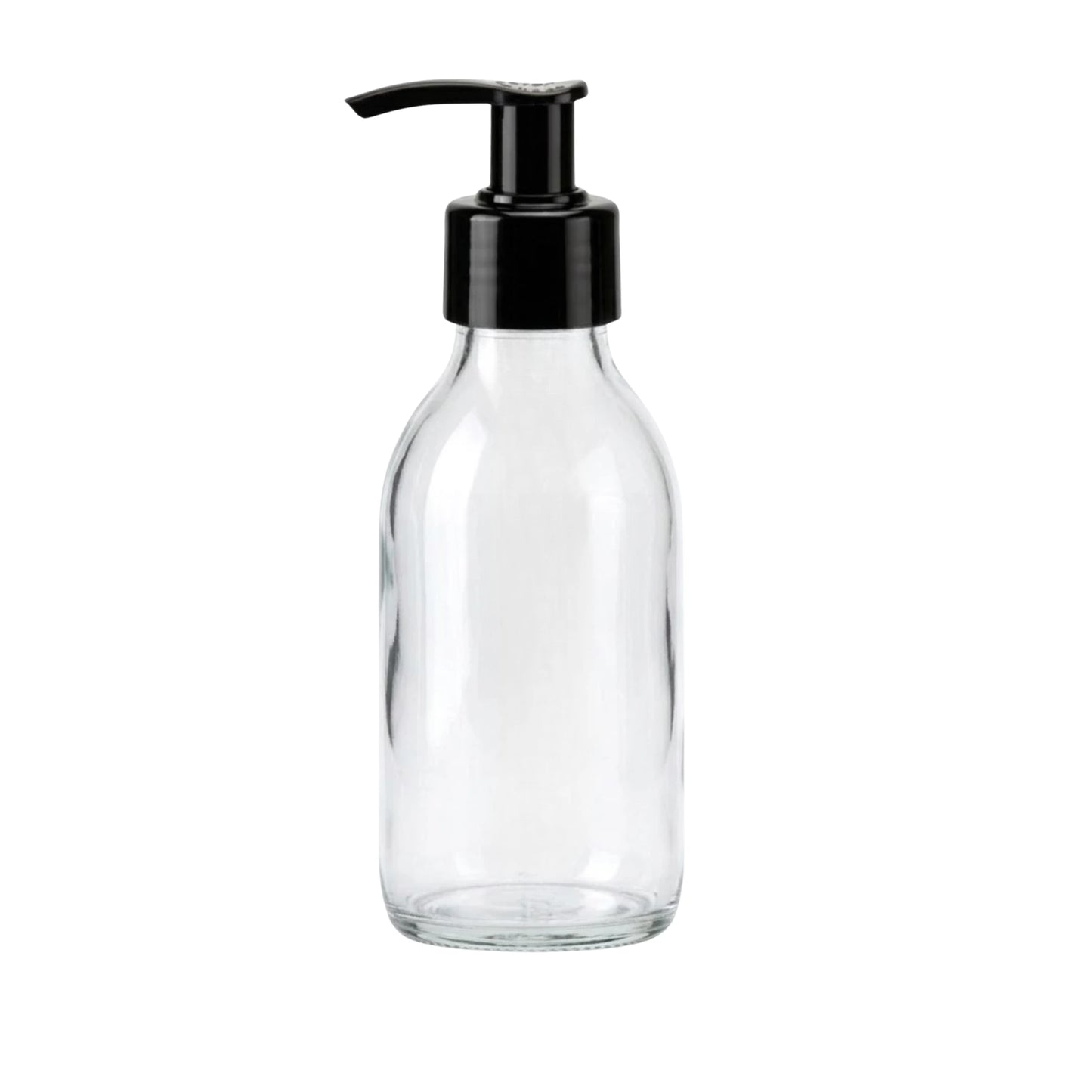 200ml Alpha/Sirop Clear Round Glass Bottle