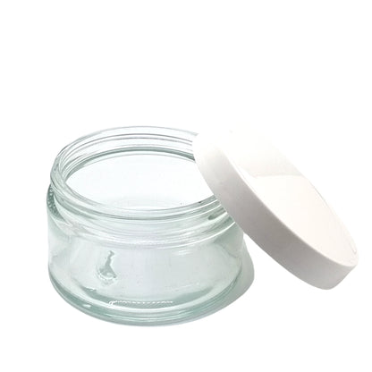 200ml Cuban Clear Glass Round Jar (Pallet Qty 2,736 Units)