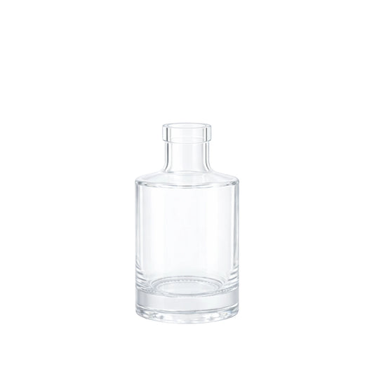 200ml Gallileo Standard Clear Round Glass Bottle