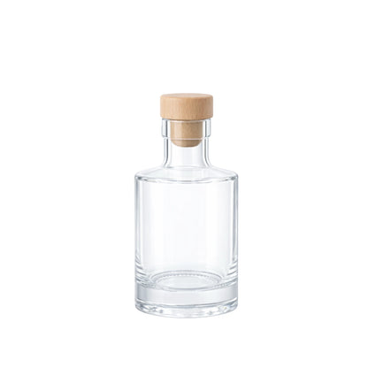 200ml Gallileo Standard Clear Round Glass Bottle