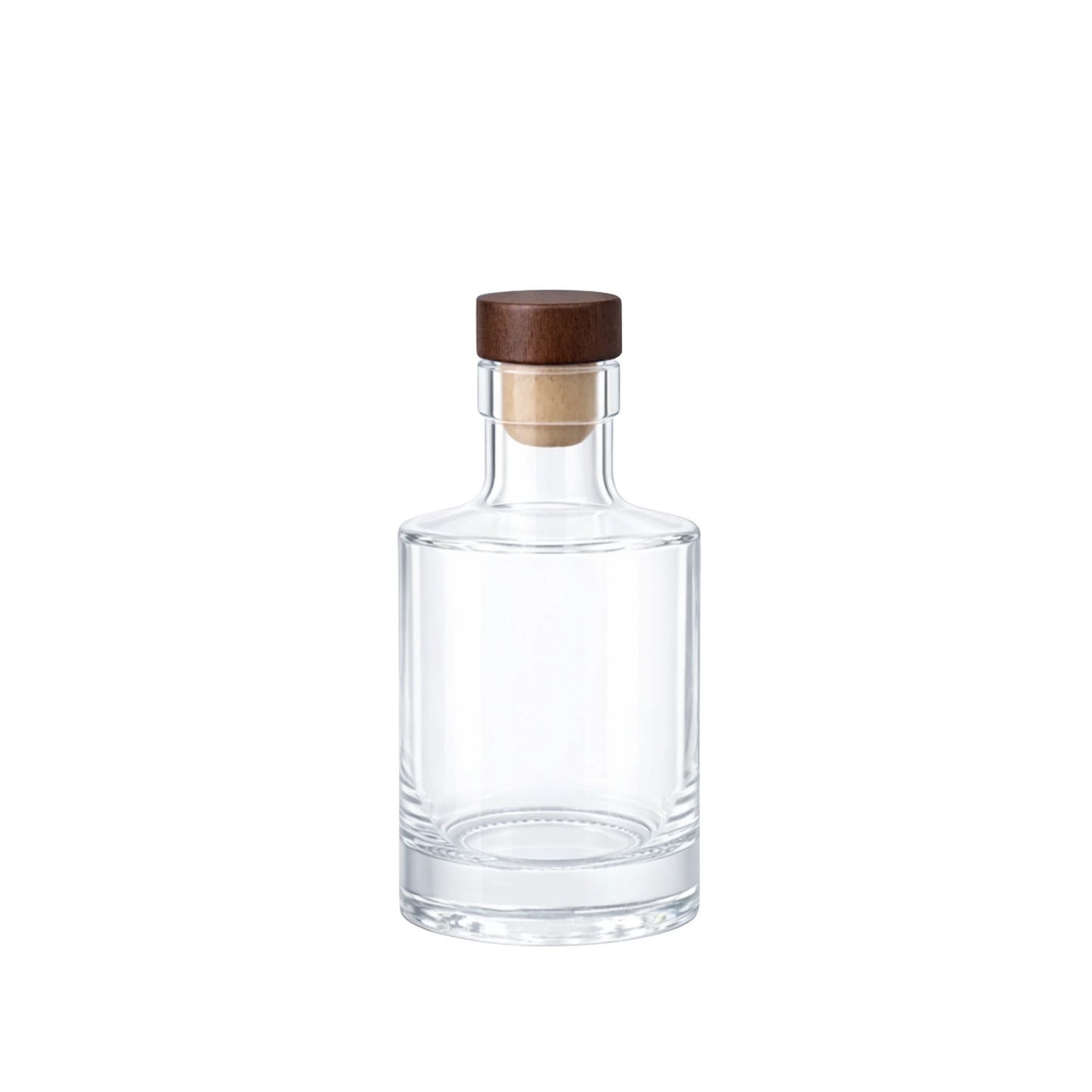 200ml Gallileo Standard Clear Round Glass Bottle