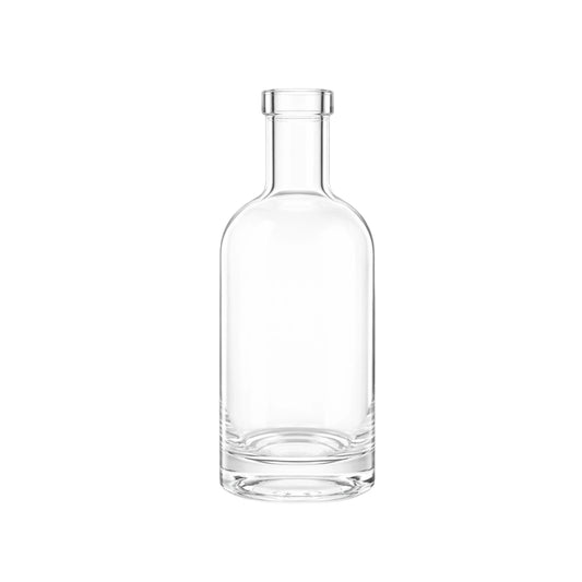 200ml Hermes Clear Round Glass Bottle