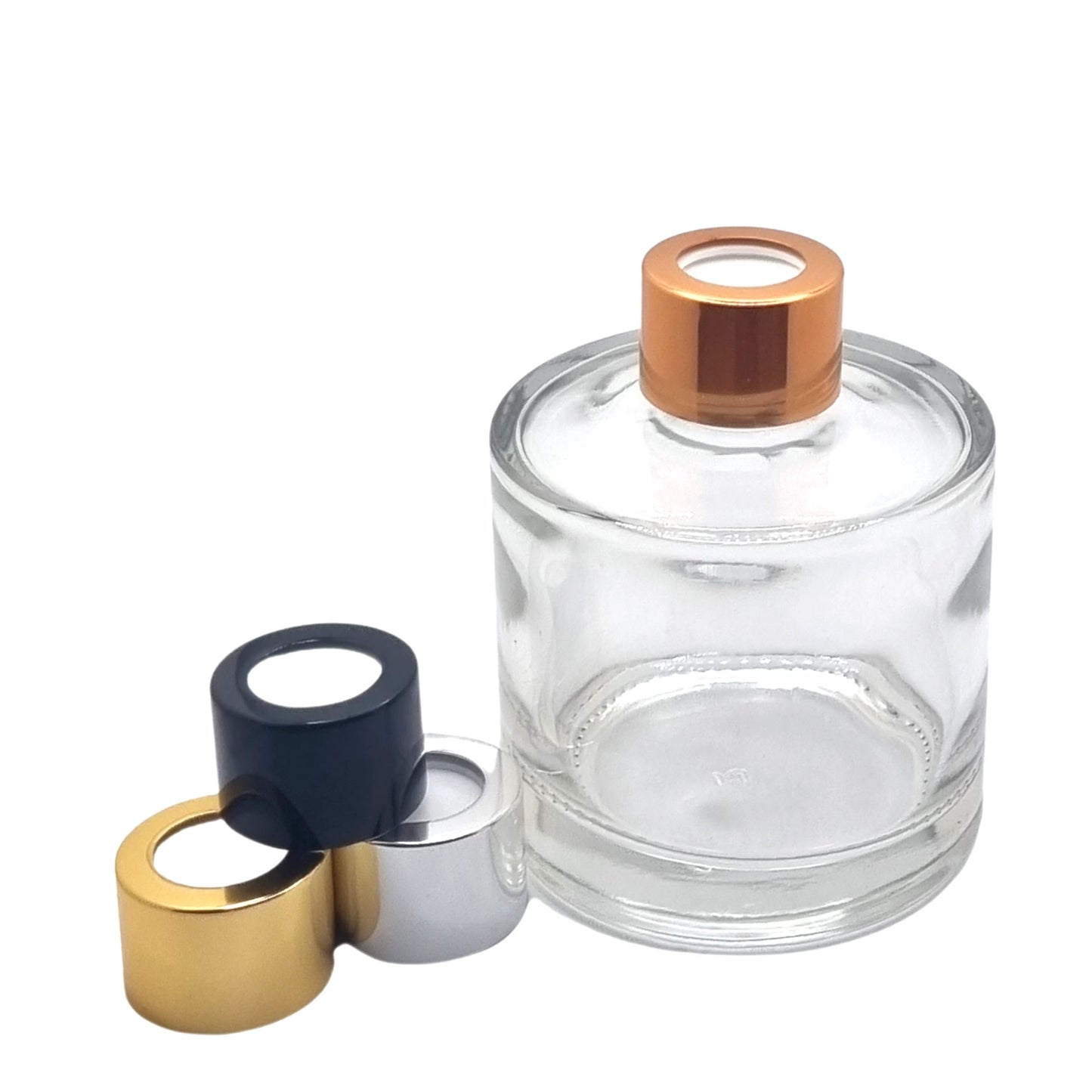 200ml Karen Clear Round Glass Diffuser Bottle