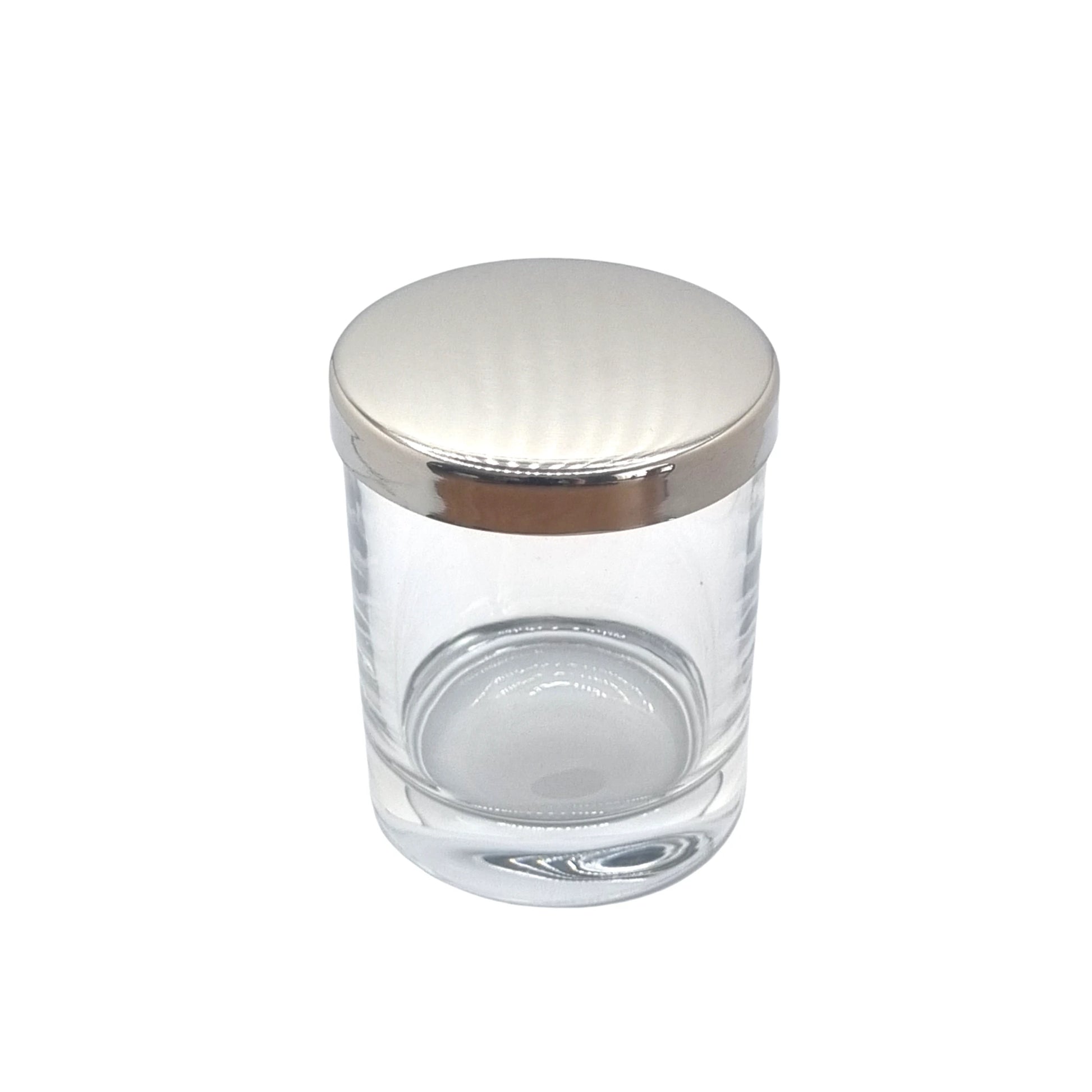 20cl Karen candle glass with silver lid