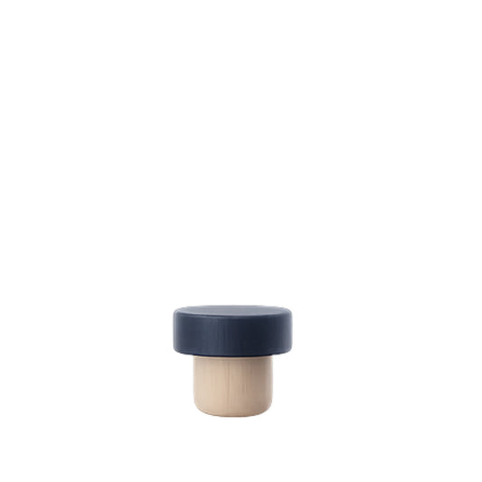 22.5mm Black Wooden Headed Synthetic Stopper
