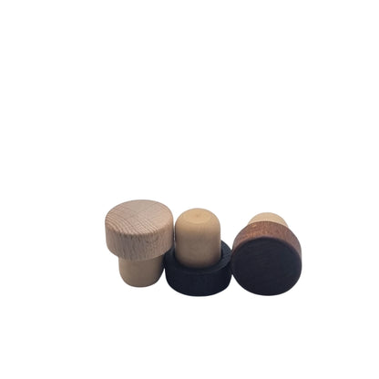 22.5mm Teak Wooden Headed Synthetic Stopper (Pallet Qty 1,000)