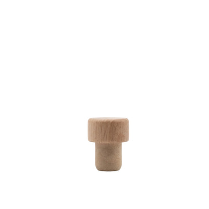 22.5mm Natural Wooden Headed Synthetic Stopper (Hermes)