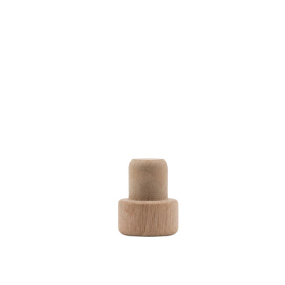 22.5mm Natural Wooden Headed Synthetic Stopper (Hermes)