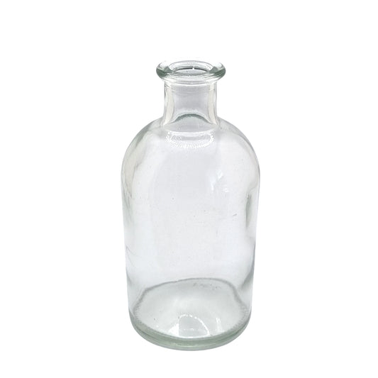 250ml Vecchia Clear Round Glass Bottle