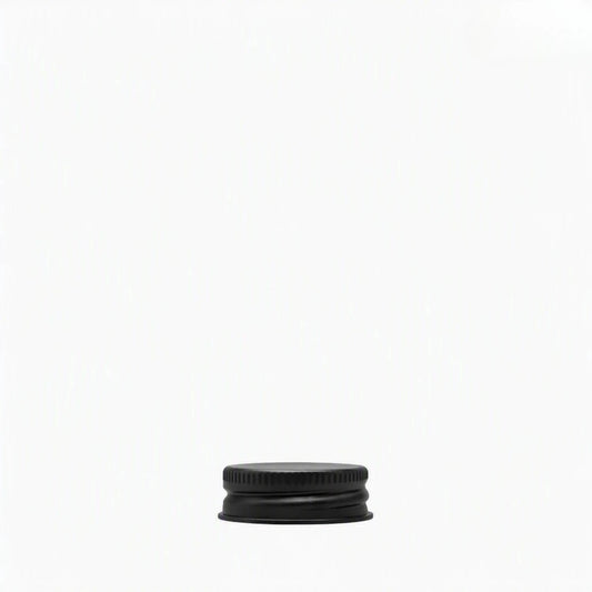 28R3 Matt Black Aluminium Screw Cap with EPE Liner