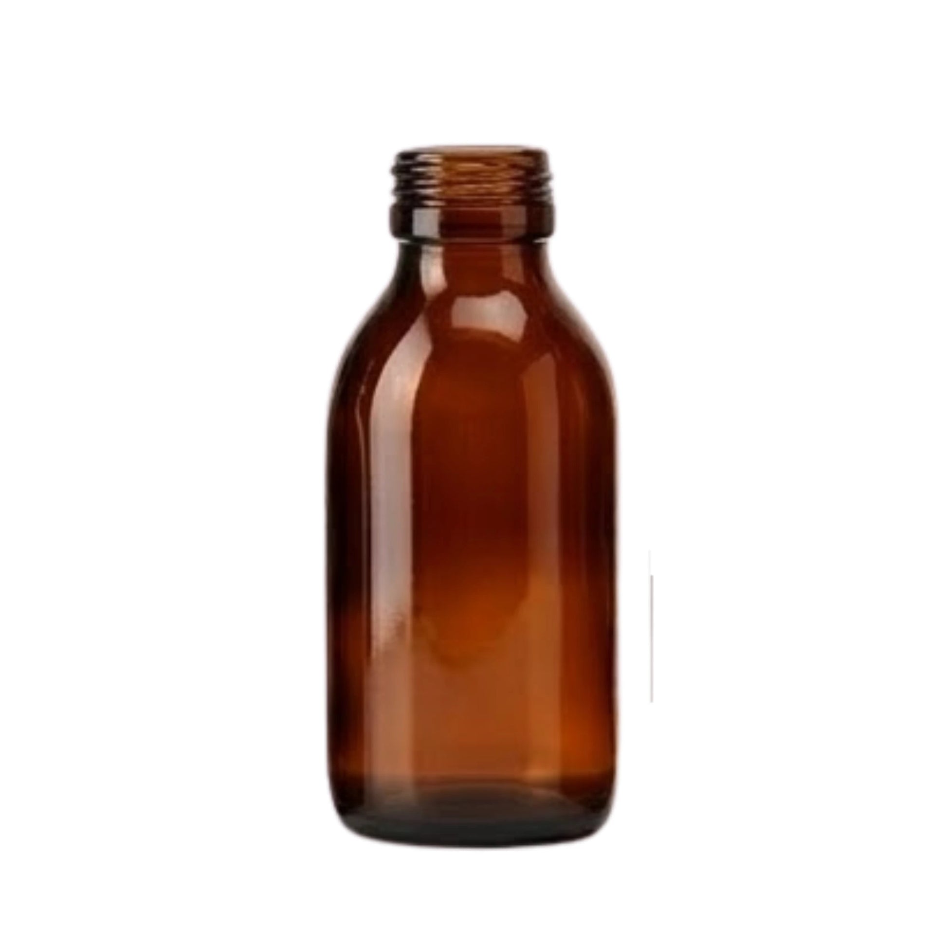 250ml Amber Alpha Glass Bottle