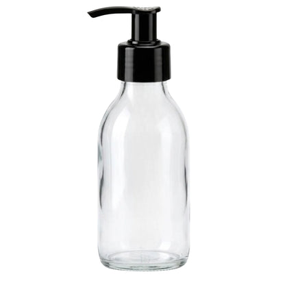 300ml Alpha/Sirop Clear Round Glass Bottle
