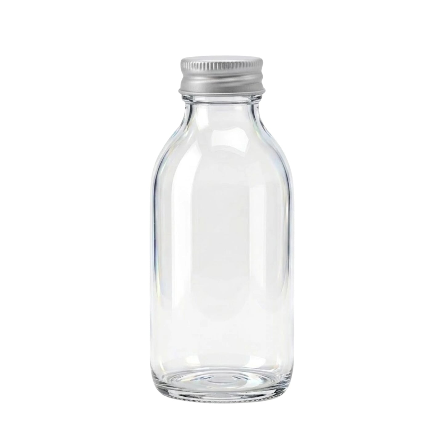 300ml Alpha/Sirop Clear Round Glass Bottle