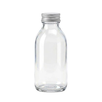 300ml Alpha/Sirop Clear Round Glass Bottle