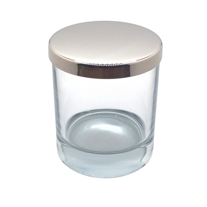 30cl Silver Metal Candle Lid
