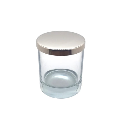 30cl Karen/Lucy Clear Round Candle Glass