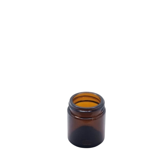 30ml Ointment Amber Round Glass Jar