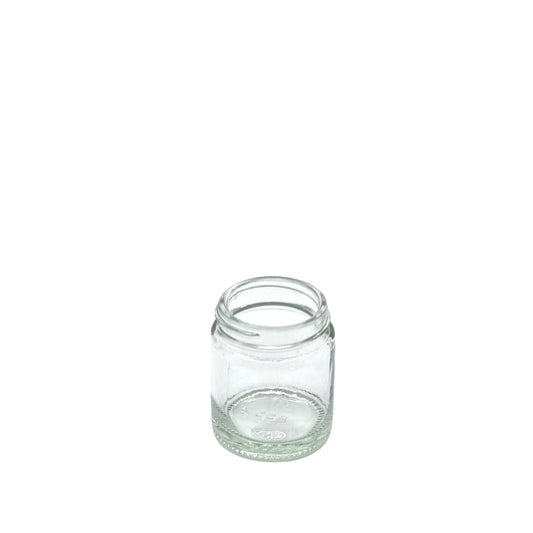 60ml Ointment Clear Round Glass Jar