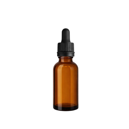 30ml Dropper Amber Round Glass Bottle