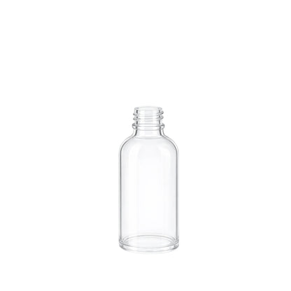 30ml Dropper Clear Round Glass Bottle