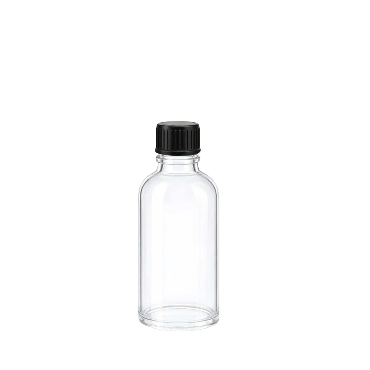 30ml Dropper Clear Round Glass Bottle