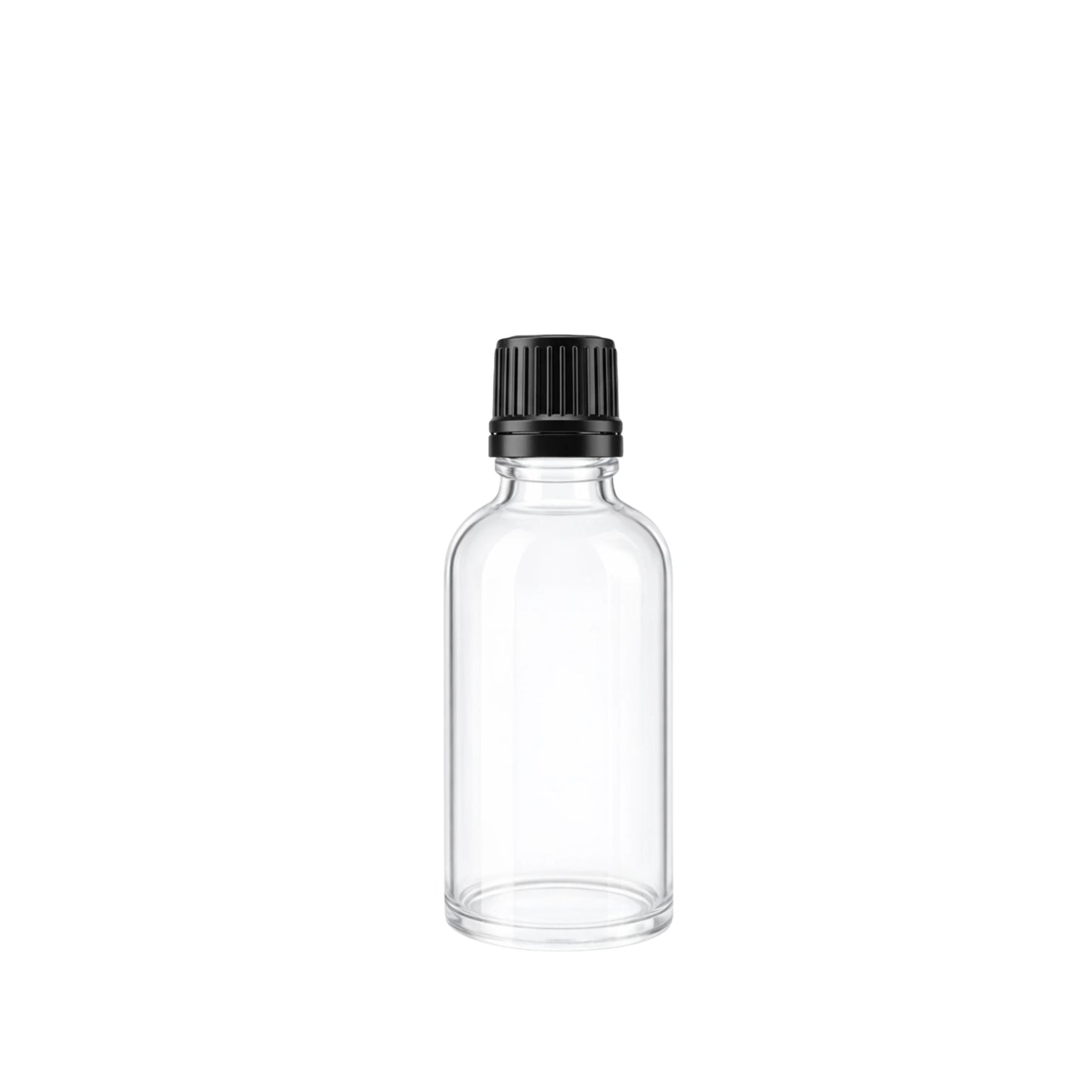 30ml Dropper Clear Round Glass Bottle