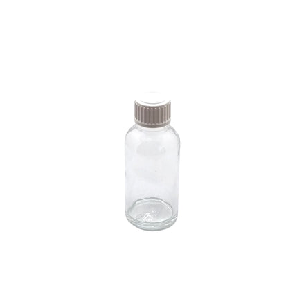 30ml Dropper Clear Round Glass Bottle
