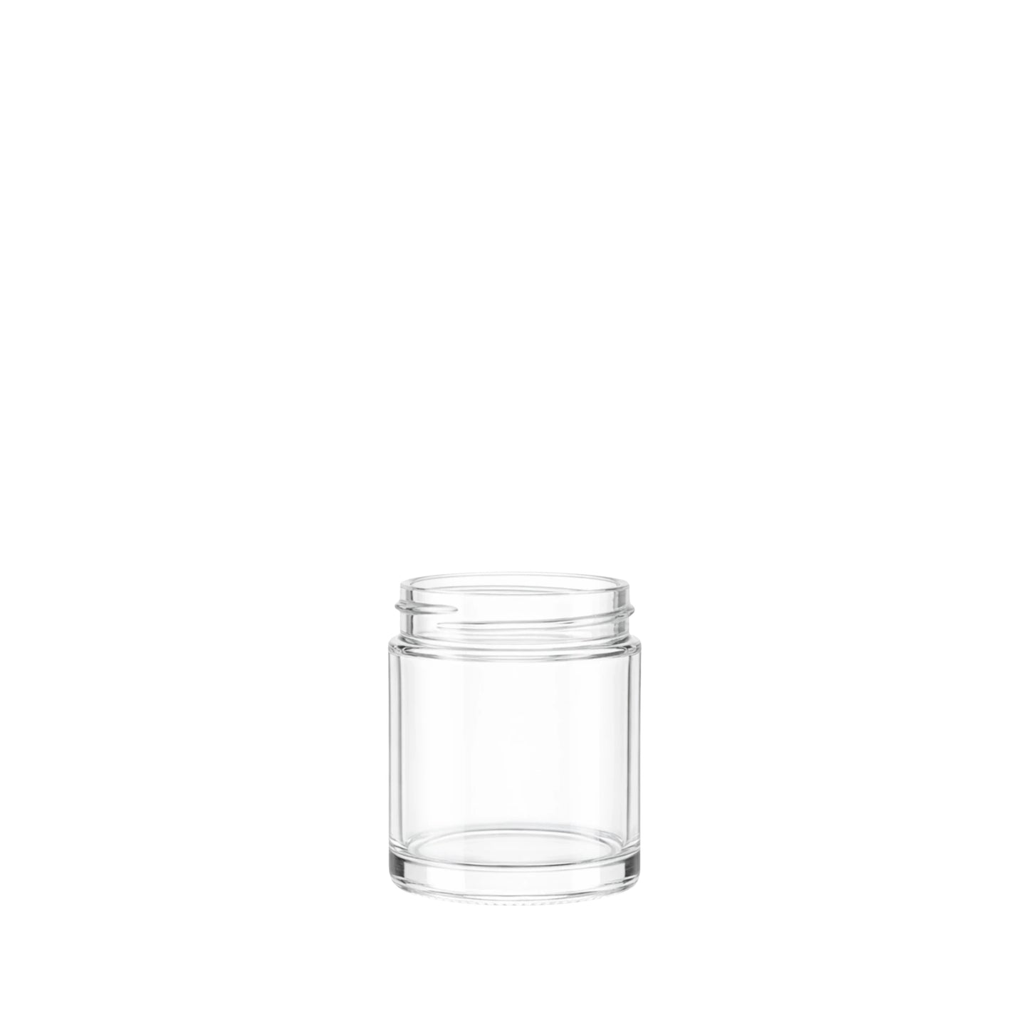 30ml clear glass ointment jar