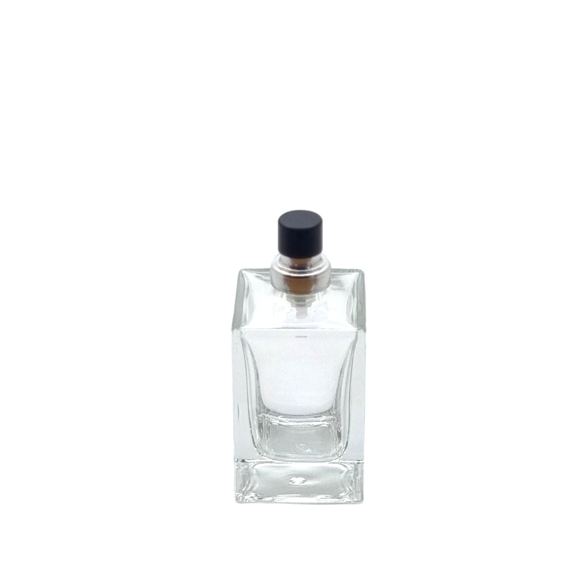 30ml Delacroix Glass Bottle Black Atomiser
