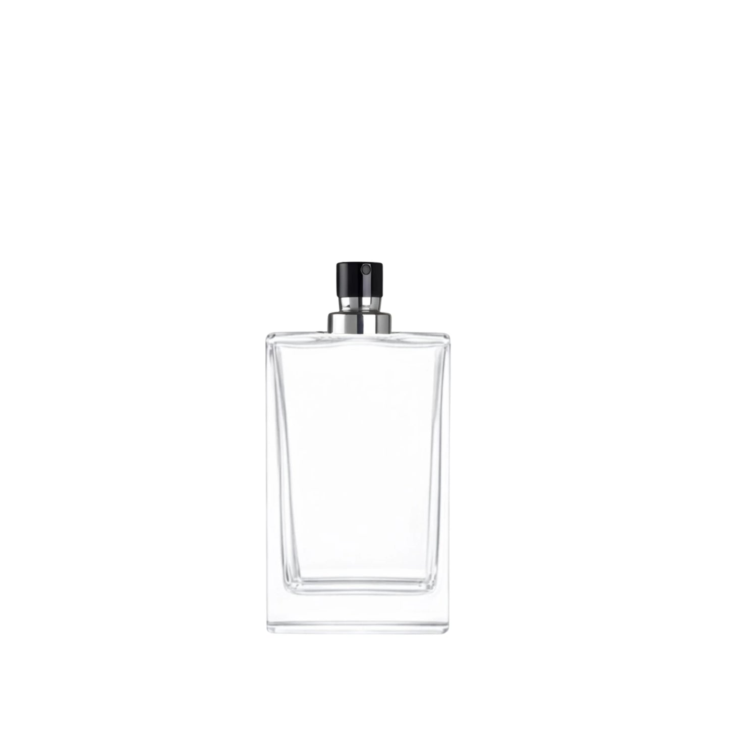 30ml Delacroix Glass Bottle Black Atomiser