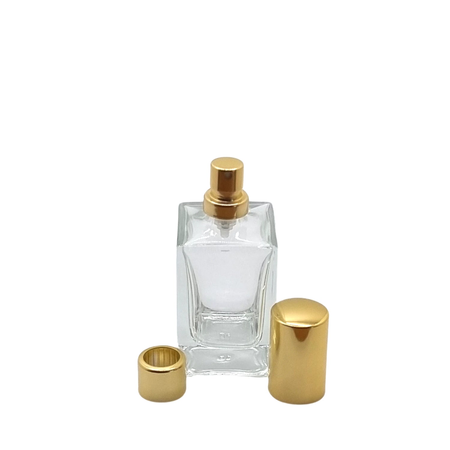 30ml Delacroix Glass Bottle Gold Caps