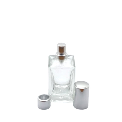 30ml Delacroix Glass Bottle Silver Caps