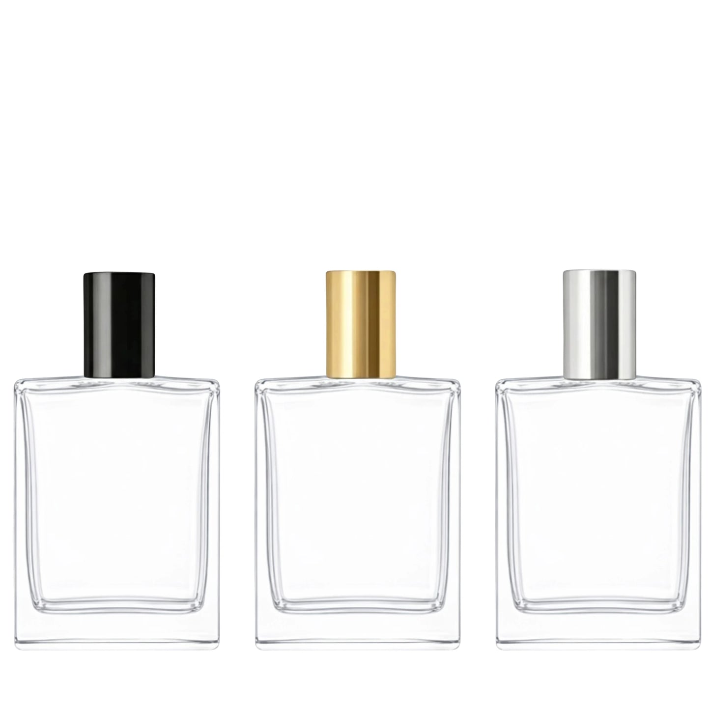 30ml Everest Clear Rectangle Glass Bottle