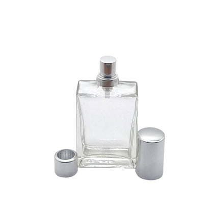 30ml Everest Clear Rectangle Glass Bottle